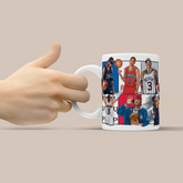 Allen Iverson The Answer Iconic NBA Moments 3D Doodle Art - 11oz Ceramic Mug